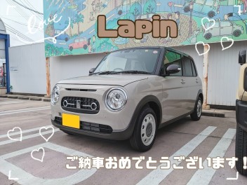 かわいい2トーンのアルトラパンをご納車致しました！